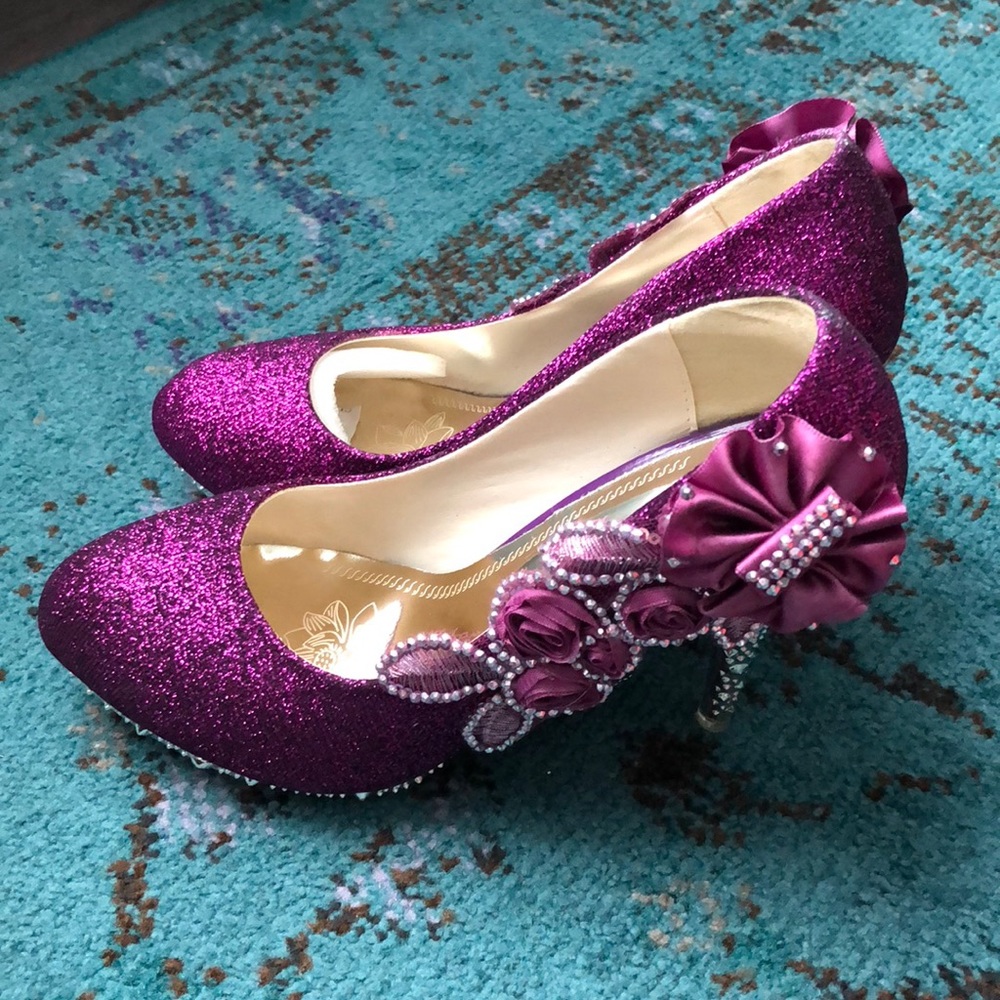 Beautiful and ornate cocktail heels